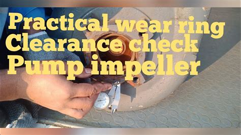 centrifugal pump wear ring clearance|centrifugal pump impeller clearance.